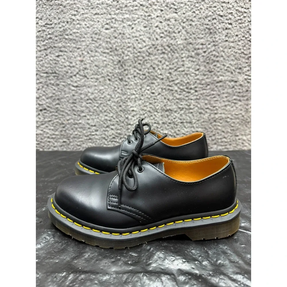 NWOB Dr. Martens 1461 Smooth Leather Lace Up Oxford Shoes Black Unisex 4M / 5L
